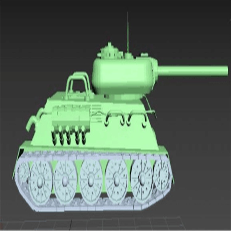 清水充气军用坦克模型